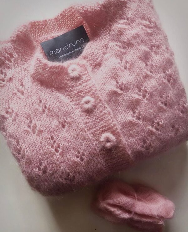 MARIDRUNA FIONA MOHAIR CARDIGAN PINK