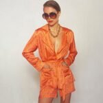 HEFNER  RIVIERA SHORTS BURNT ORANGE