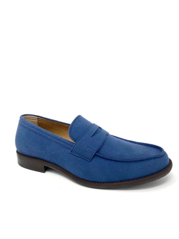 Anthony Loafer in Blue Suede from Novacas