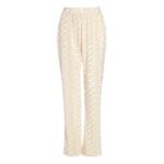 MADAM HEFNER VELVET LOUNGE TROUSERS CREAM