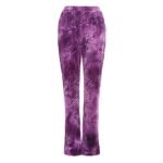 HEFNER VELVET LOUNGE TROUSERS PURPLE