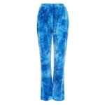 HEFNER VELVET LOUNGE TROUSERS ELECTRIC BLUE