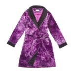 HEFNER GIRLS VELVET LOUNGE SUIT PURPLE