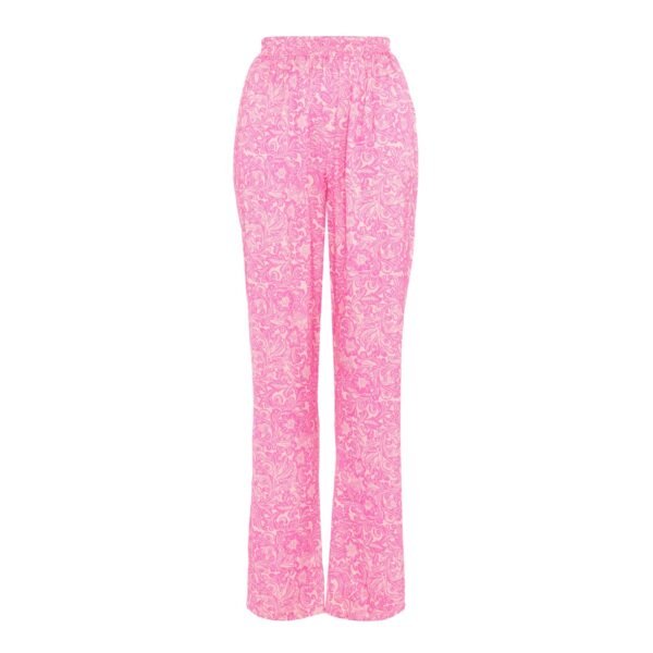 HEFNER RIVIERA STRAIGHT TROUSERS PINK